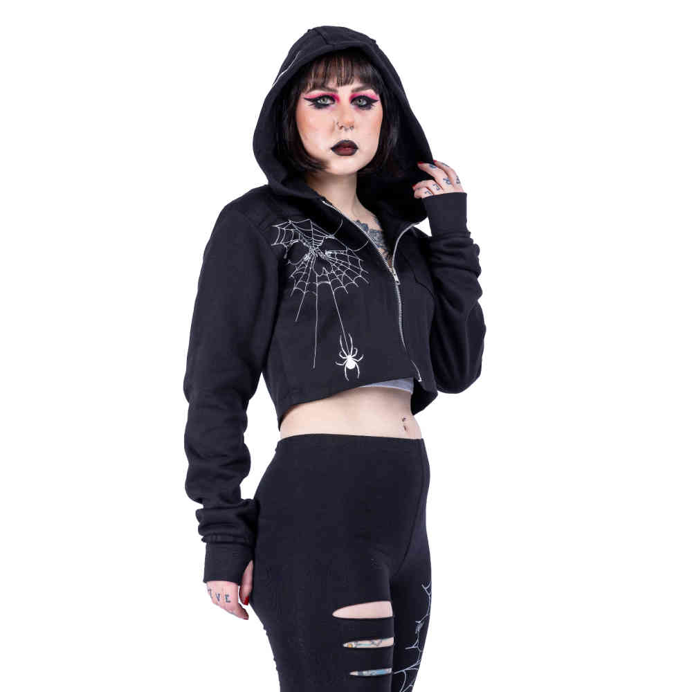 Heartless - Widow Maker Veste zip à capuche - Noir